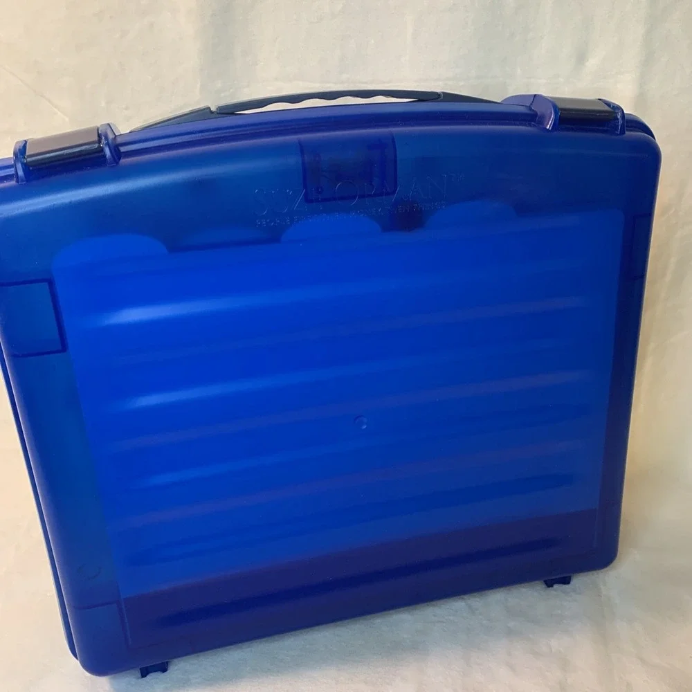 SUZE ORMAN ULTIMATE PROTECTION‎ PORTFOLIO Blue BRIEF CASE CD BOOKS Taxes & More